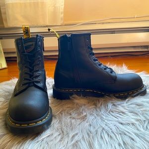 Dr. Martens Steel Toe Lace up Boot!